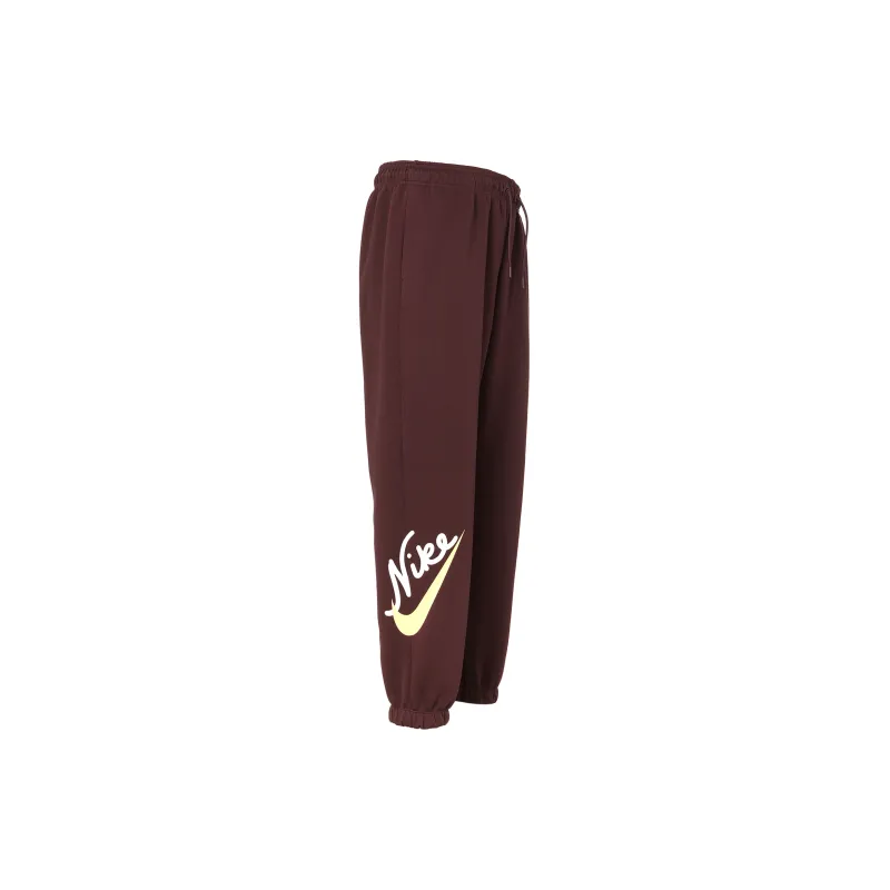 Nike Knitted Sports Pants Women's Burgundy-1