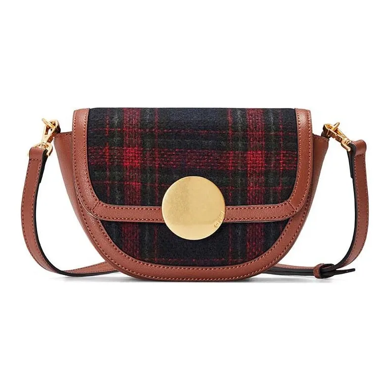 ORYANY Leather Saddle Bag Shoulder Bag Crossbody Bag Women's Toffee Color-0