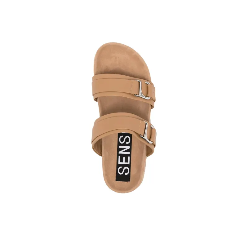 SENSO Dahlia Butterscotch Leather Slides Women's-4