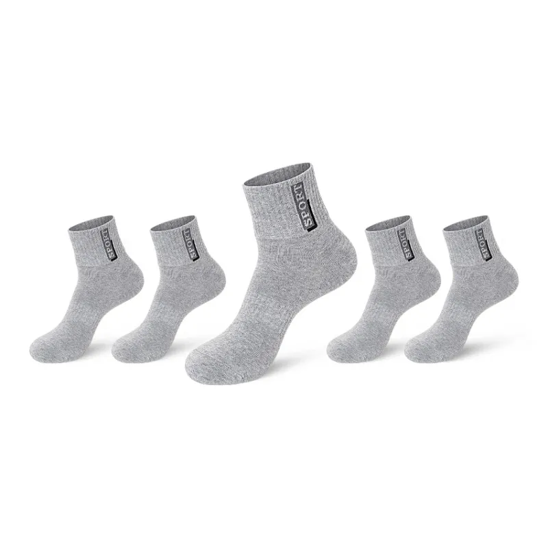 LUOLIAN Mid Calf Socks Men's 5 Pack-28