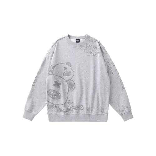 LAMLICKA Sweatshirts Unisex Gray