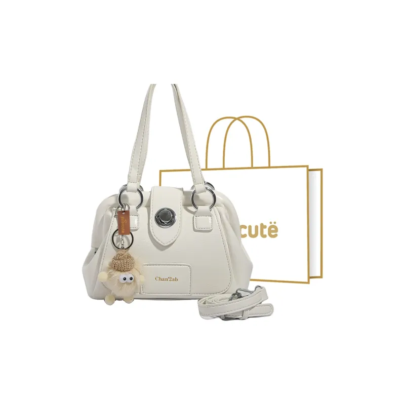 SUPERCUTE PU Doctor Bag Crossbody Bag Handbag Regular Women's White/Black/Coffee/Brown-0