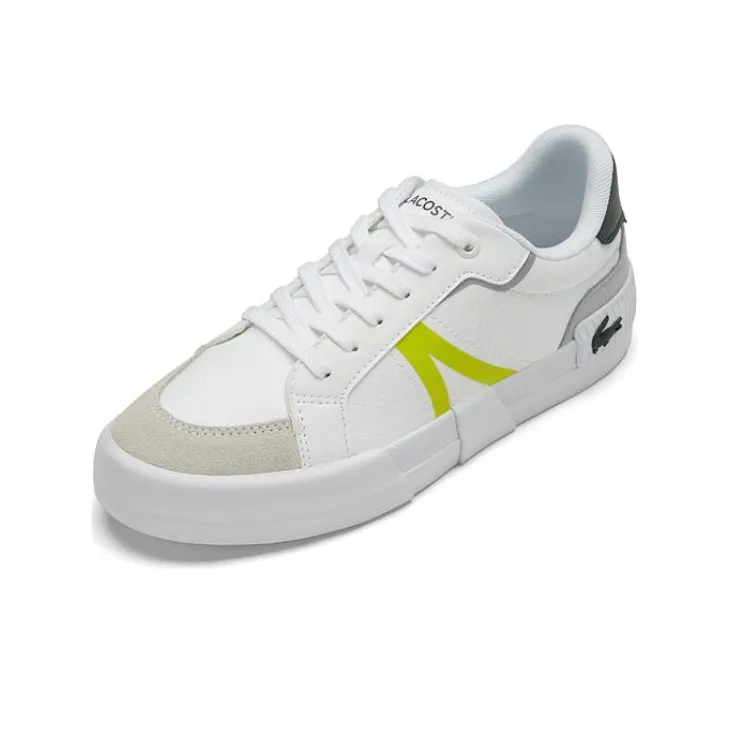 LACOSTE Low Top Skateboard Shoes Women's White-2