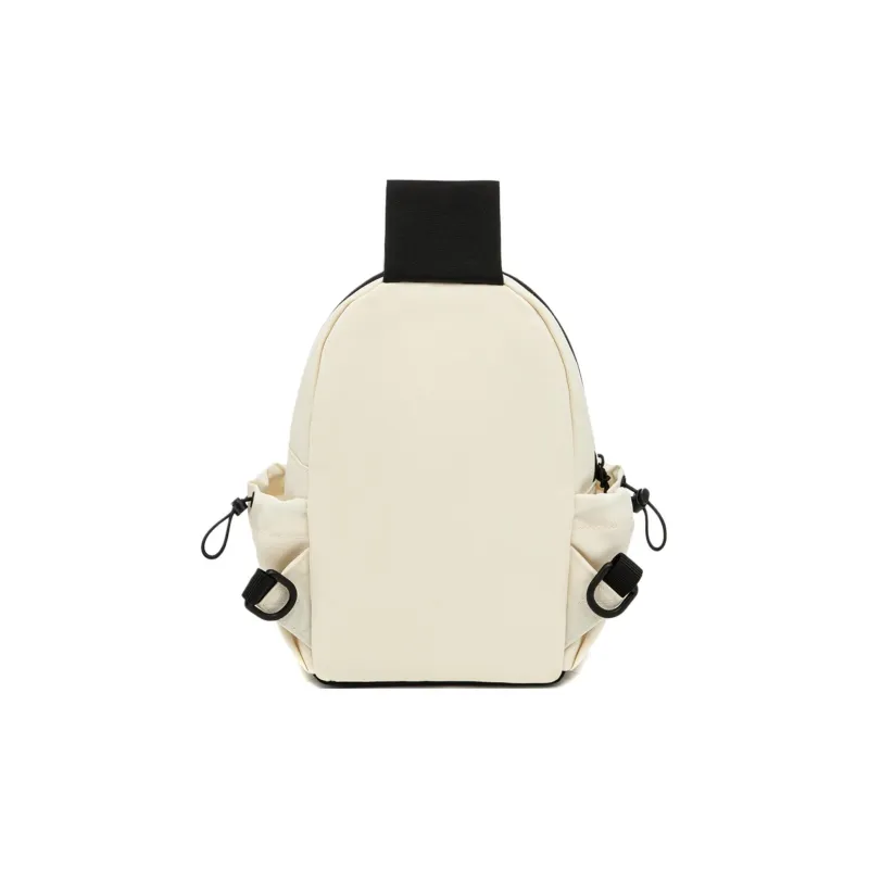 LiNing Sports Life Collection Polyester One Shoulder Crossbody Bag, Sling Bag Regular Unisex Ecru-3