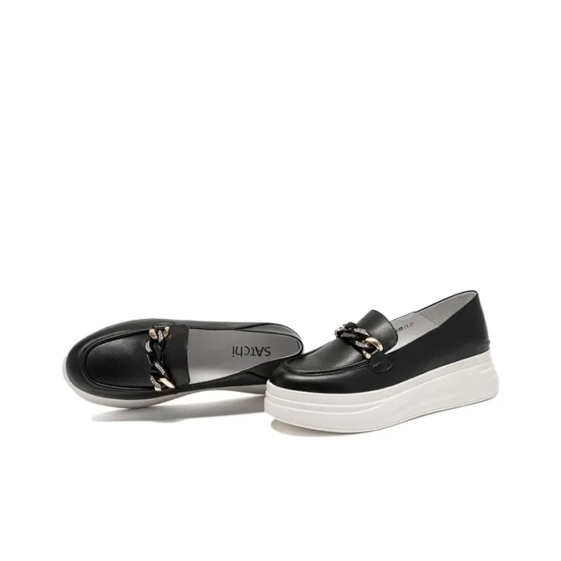 Satchi Loafers 4.6cm Women's Black-2