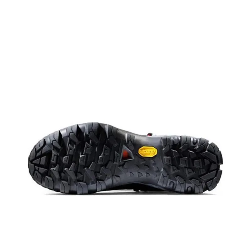 MAMMUT Ducan Anti Slip Wear Resistant High Top Outdoor Shoes Women's Black Red-3