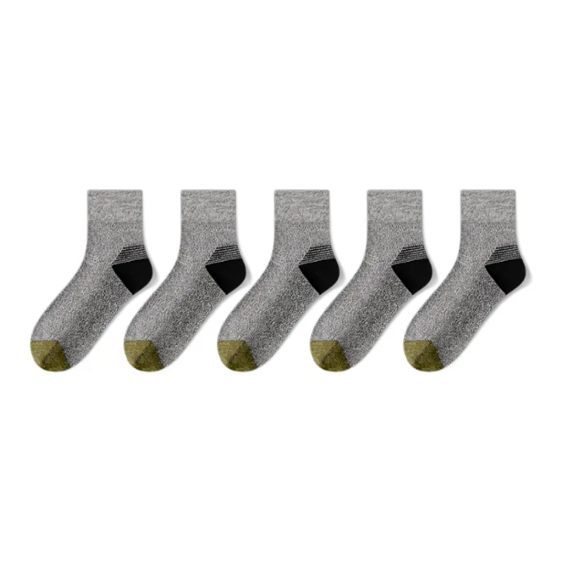 LUOLIAN Mid Calf Socks Men's 5 Pack-45