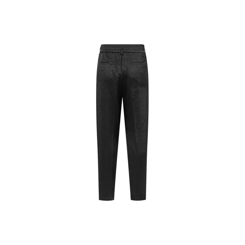 ANDREW MACKENZIE SS24 Casual Pants Men's Black Blue-1