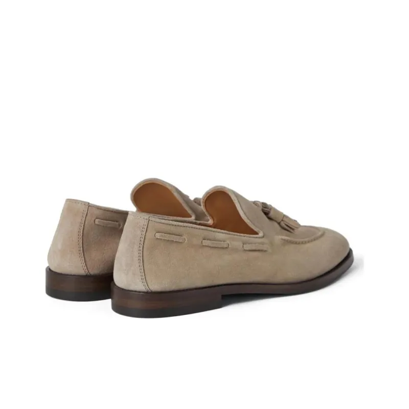 Brunello Cucinelli Slip-On Almond-Toe Loafers-3