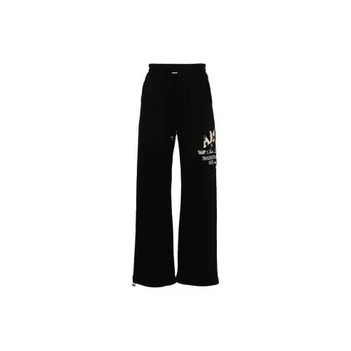 AMIRI Logo-embroidered Wide-leg Track Pants