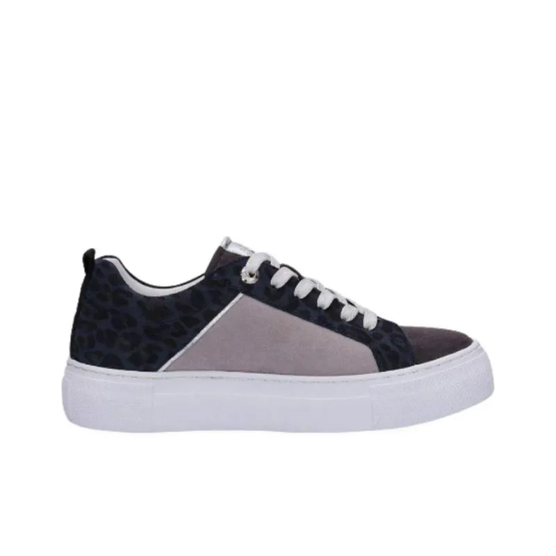 Bugatti Low-Top Skateboard Shoes Women's Gray-1