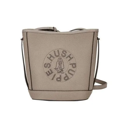 Hush Puppies Litchi Grain Cow Leather Bucket Bag, Shoulder Bag Women's-5