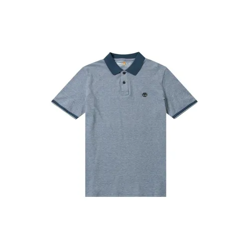 Timberland Polo Shirts Men Blue