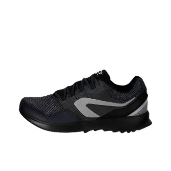 DECATHLON Run Active Slip-Resistant Low-Top Running Shoes Men's Black Gray Color