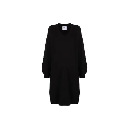 Barrie Textured Sleeeve Cashmere Dress