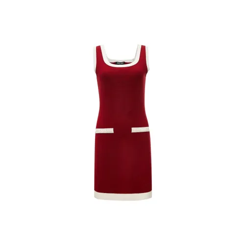 VERO MODA Sleeveless Dresses Women's Australian Redwood