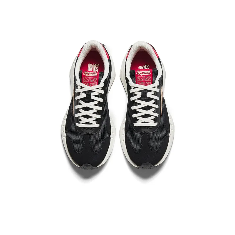 Sprandi Coastline Series Anti Slip And Wear Resistant Coverage Low Top Casual Running Shoes Women's Black-3