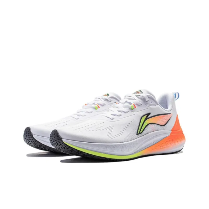 LiNing Red Hare 7 Cushioning, Slip Resistant, Lightweight Low Top Marathon Running Shoes Men's White-2