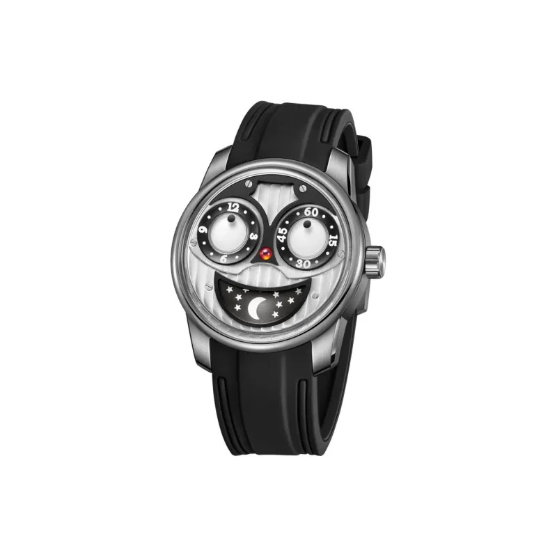 OBLVLO Automatic Mechanical Movement Men's Watches Black Dial-0