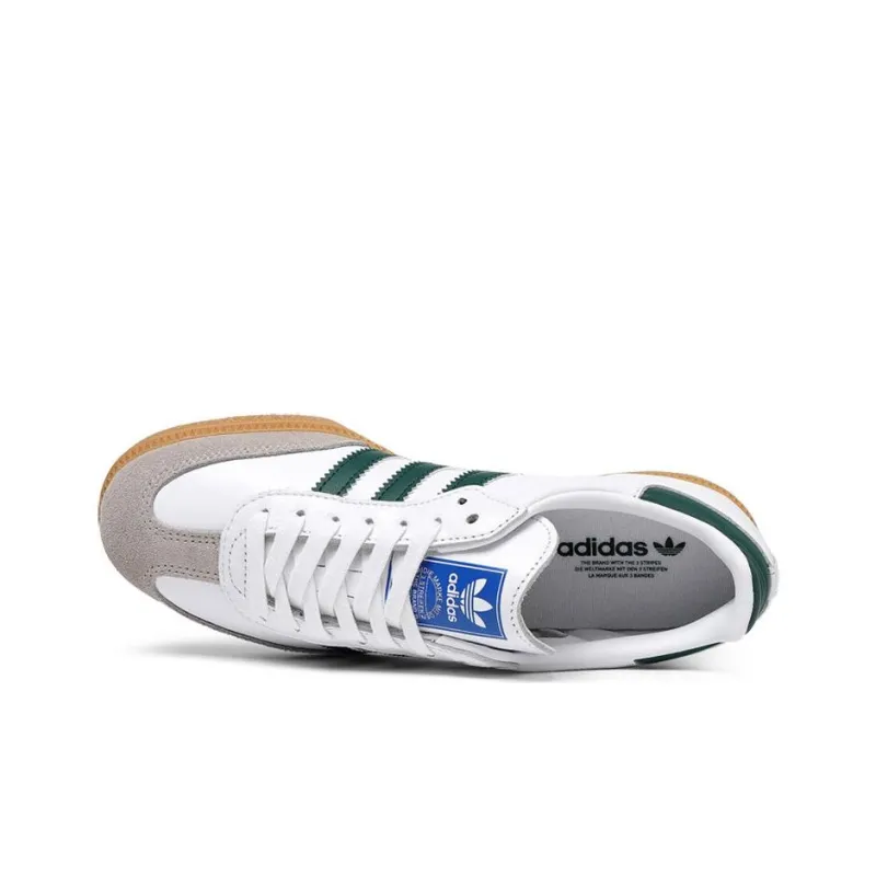 Adidas Samba OG White Collegiate Green Gum-3