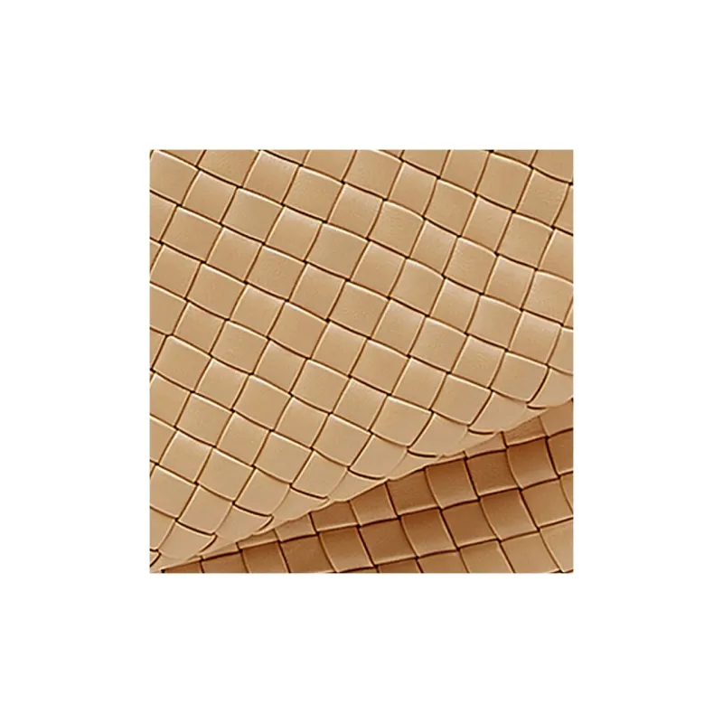 Bottega Veneta Cow Leather Clutch Handbag Women's Apricot-3