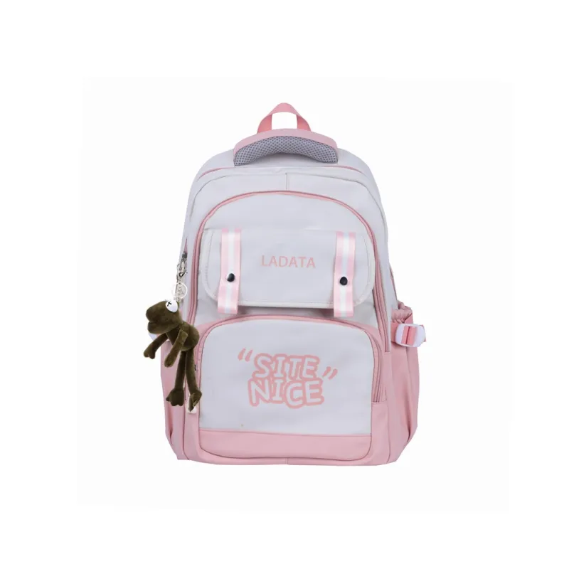 BALANG Nylon Laptop Backpack Regular Unisex _Nsec Red/Black/Blue/Green/Light Pink-23
