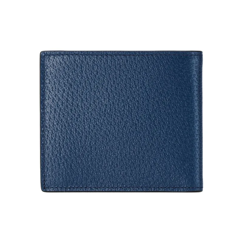 GUCCI Leather Wallet Men's Royal Blue-2
