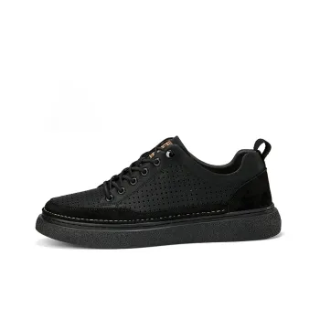 AUSFAMDS Breathable Low-Top Skateboard Shoes Men's