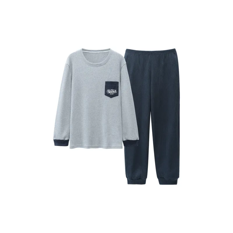 The story of the flower season Men Pajama Sets-0