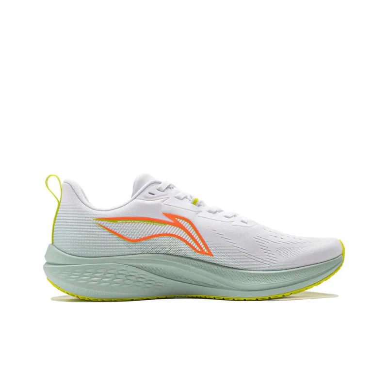 LiNing Red Hare 7 Cushioned Slip-Resistant Lightweight Rebound Low-Top Running Shoes Men's Standard White-1