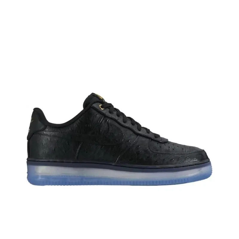 Nike Air Force 1 Cmft Lux Low Black Ostrich-1