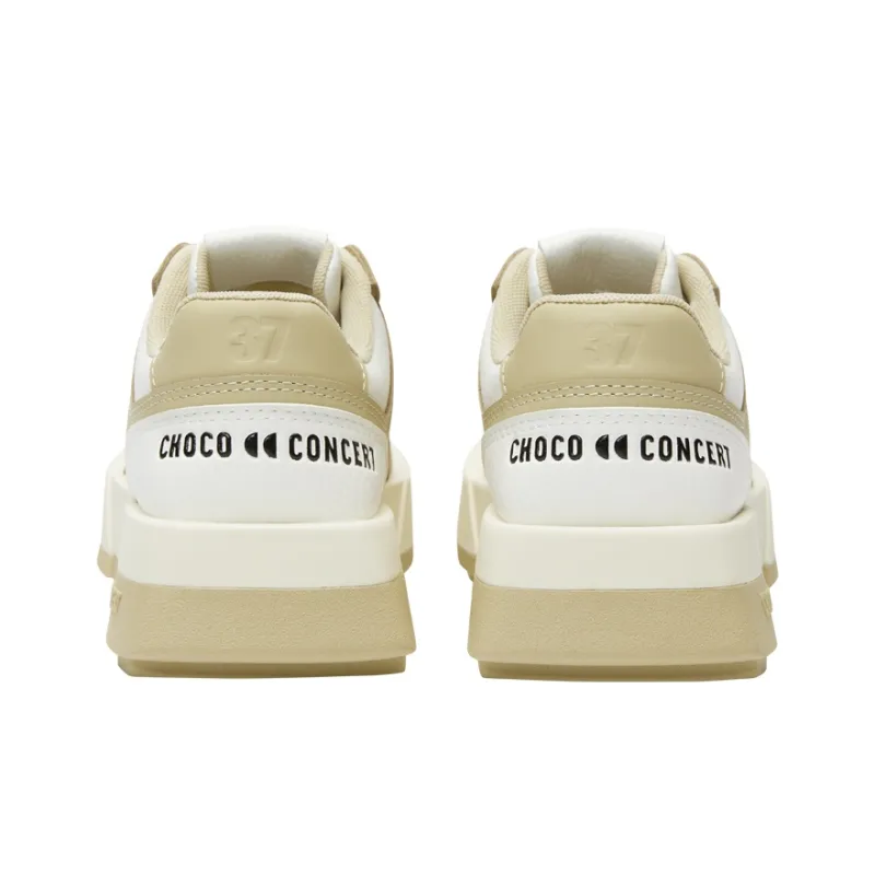 CHOCO CONCERT Low Top Skateboard Shoes Unisex Milk Tea Beige-5