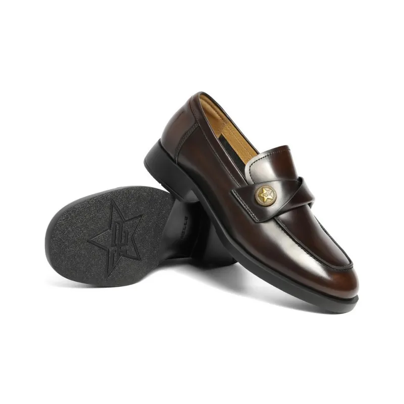 BELLE Loafers 2.5cm Women's Brown, Black-5