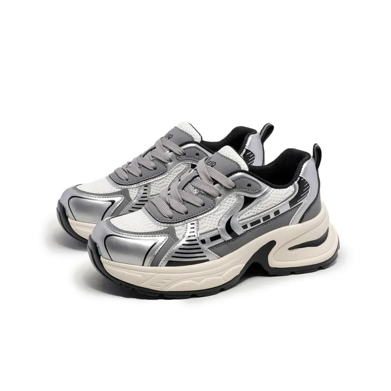 GEMEIQ Cushioning, Wear Resistant Low Top Chunky Sneakers Women's-1
