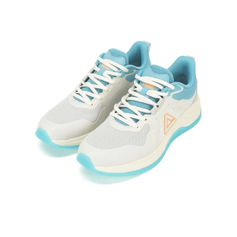 PEAK Full Arch Taichi Midsole Long Stand Shoes 2.0 Cushioning Lightweight Rebound Low Top Running Shoes Men's Ecru-3