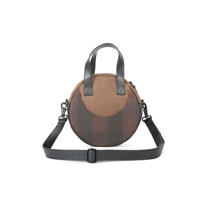 Manhattan Portage Martexin Original Wax Portable Crossbody Bag Shoulder Bag Unisex Plaid Dark Brown-4