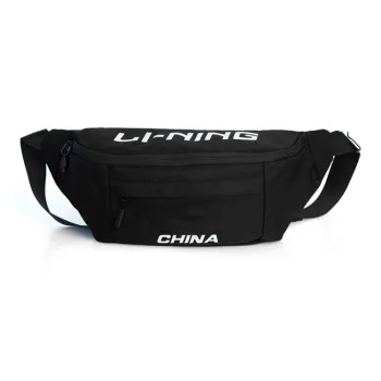 LiNing Polyamide Shoulder Bag, Crossbody Bag, Sling Bag, Backpack, Fanny Pack Unisex Black/White