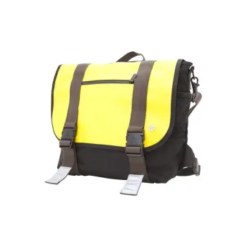 Manhattan Portage Nylon Messenger Bag Backpack Medium Size Unisex Yellow