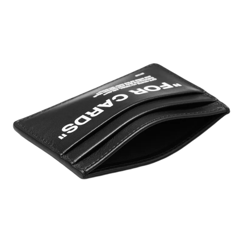 OFF WHITE Leather Wallet Men's Black-3