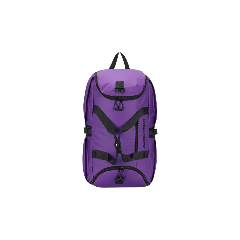 VEIDOORN Polyester 3 in 1 Backpack Handbag Large Size Unisex Black-9
