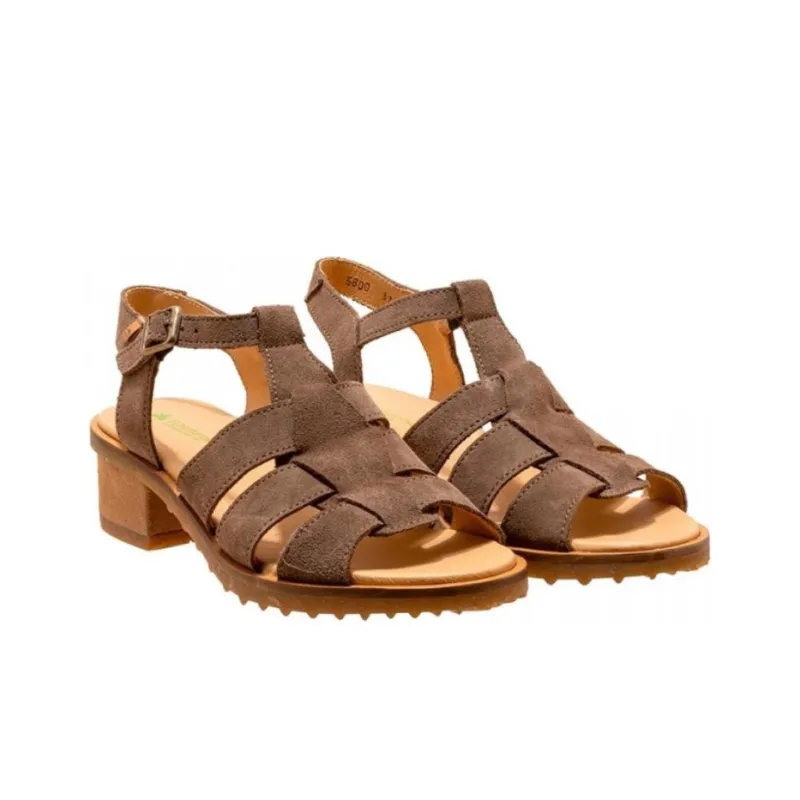 El Naturalista Strap Sandals Women's Brown-1