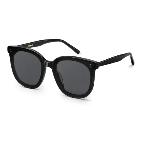 HLA Sunglasses Unisex Black Frame Gray Lens