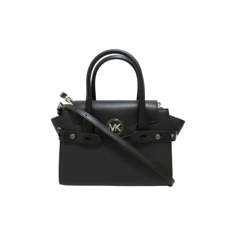 MICHAEL KORS Leather Shoulder Bag, Crossbody Bag, Handbag Women's Black-0