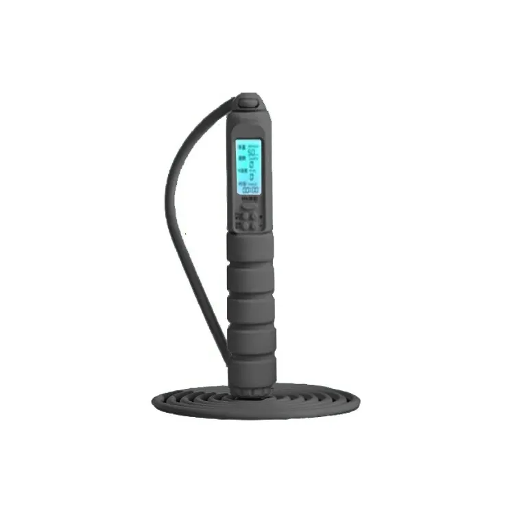 Ovanda Fitness Training Smart Counting Jump Ropes Adults PVC Steel Wire Rope, Foam Controller Approx. 3m-5