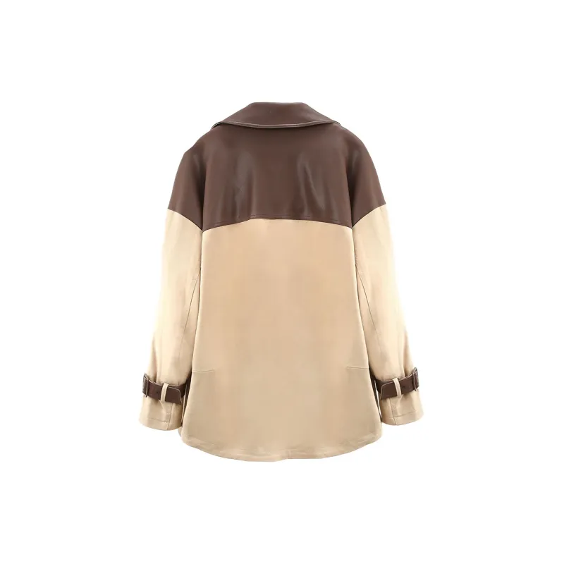 A Paradise For Awakening Trench Coat Women's Khaki-1