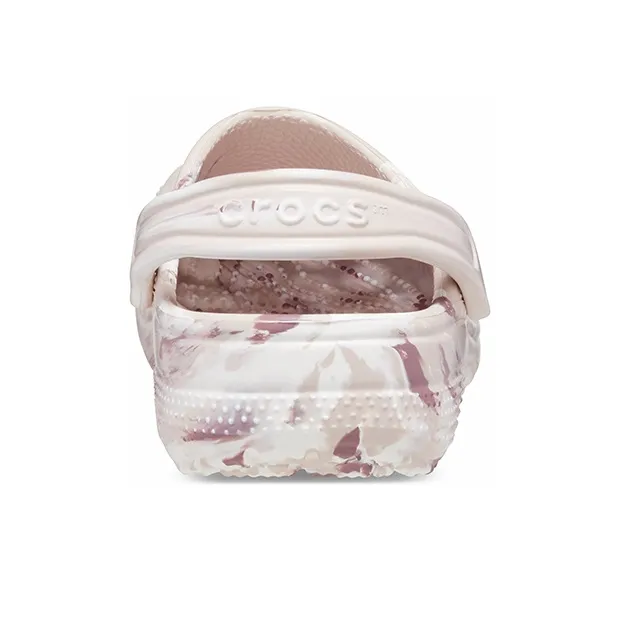 Crocs Classic Marbled Clogs 'White Pink'-4