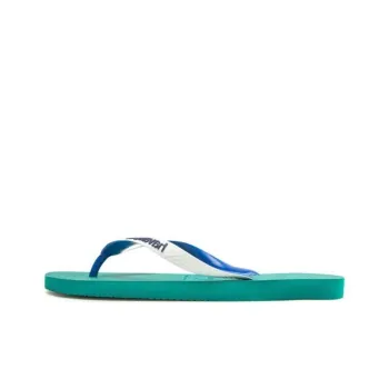 Havaianas Slip Resistant, Quiet, Quick Dry Flip Flops Unisex Blue Green