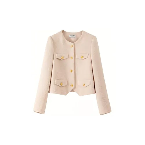 BANANA CICI Jackets Women's Apricot