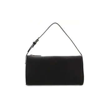 THE ROW 90's Leather Pen Case Shoulder Bag Handbag Women's Black