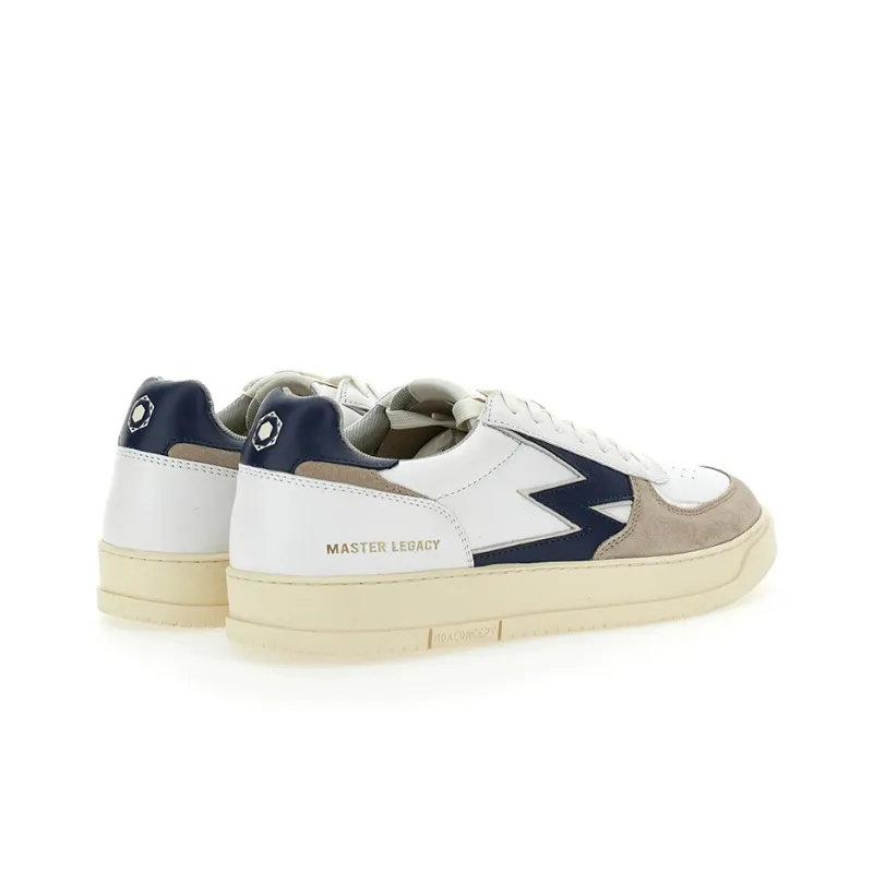 MOA MASTER OF ARTS Legacy Master Low-Top Skateboard Shoes Unisex White Blue Brown-3